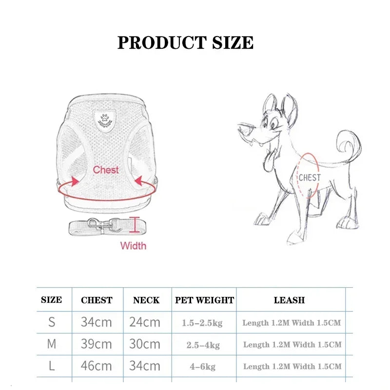 Adjustable Pet Cat Harness Rope Set - Katokitten