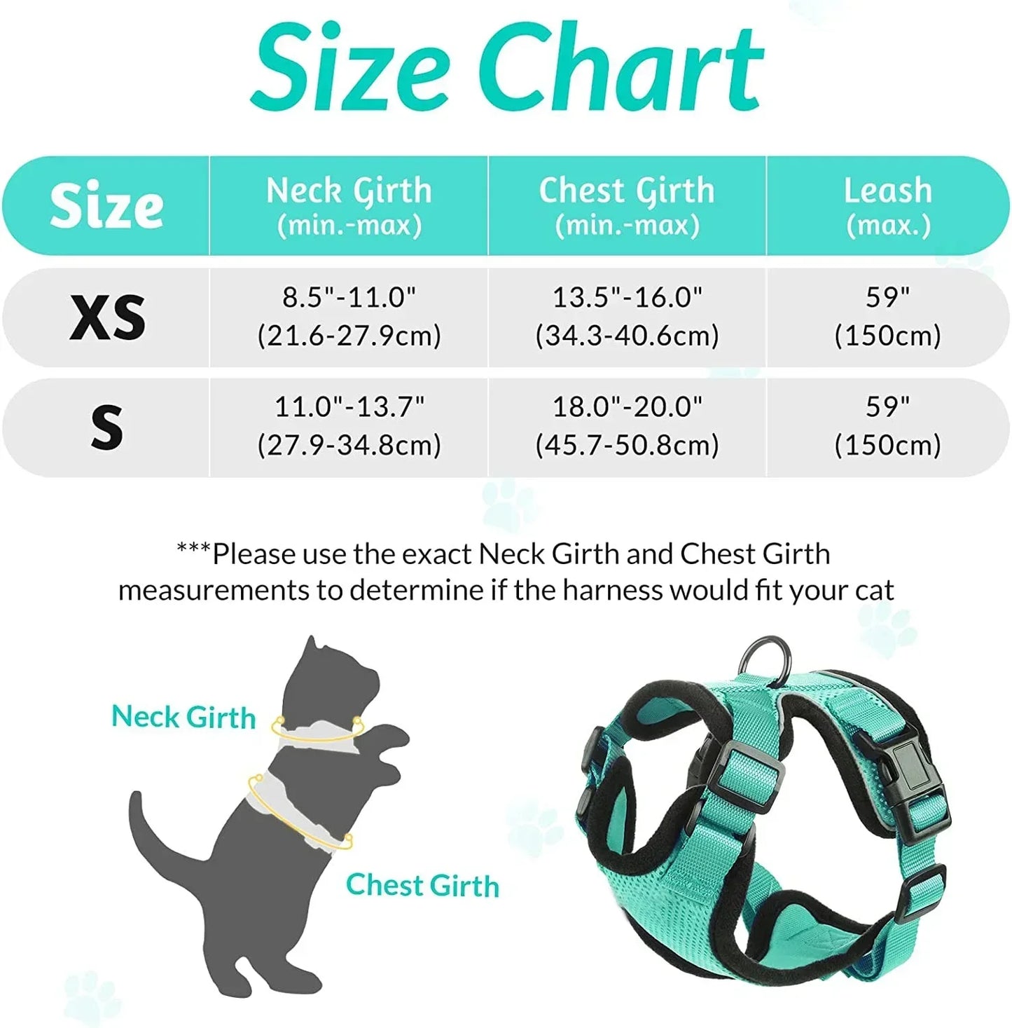Pet Cat Harness and Leash Adjustable - Katokitten