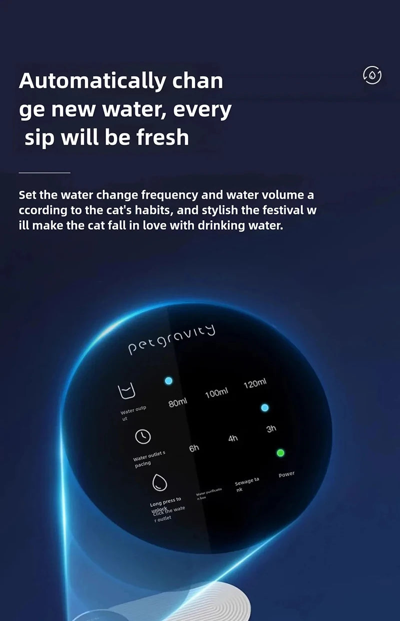 Pet Cat Drinker Automatic Dispenser - Katokitten