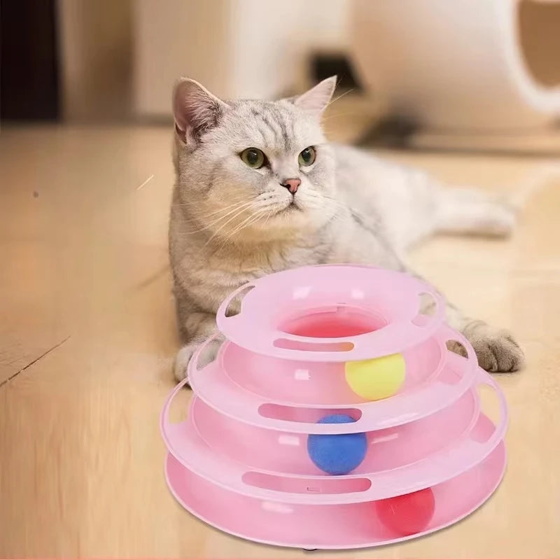 Tower Turntable Roller Balls Toys - Katokitten