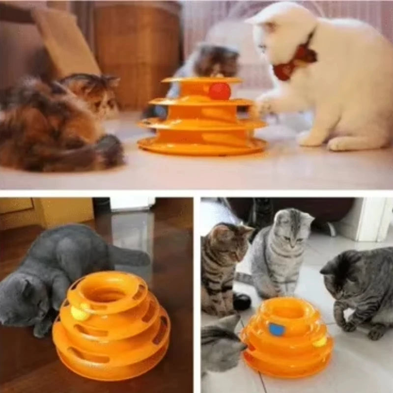 Tower Turntable Roller Balls Toys - Katokitten