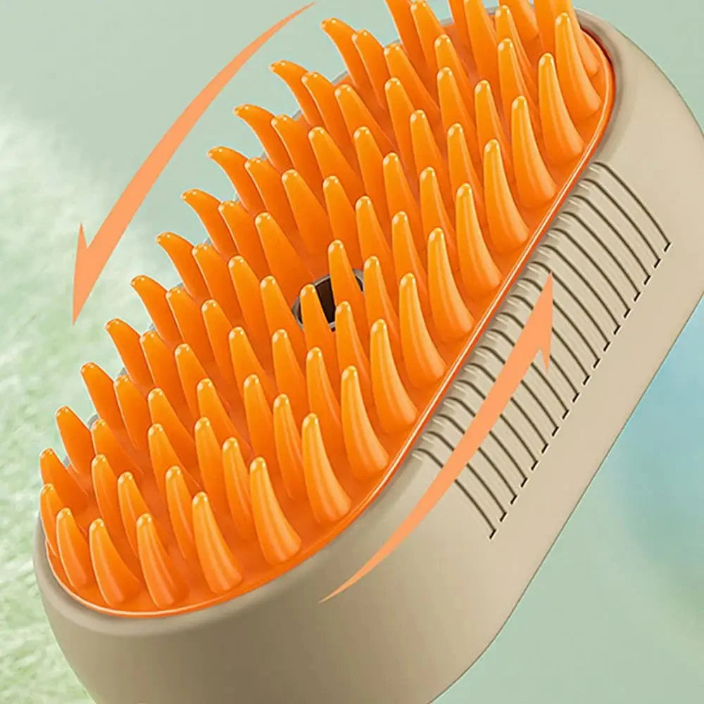3 In1 Electric Spray Cat Hair Brush - Katokitten