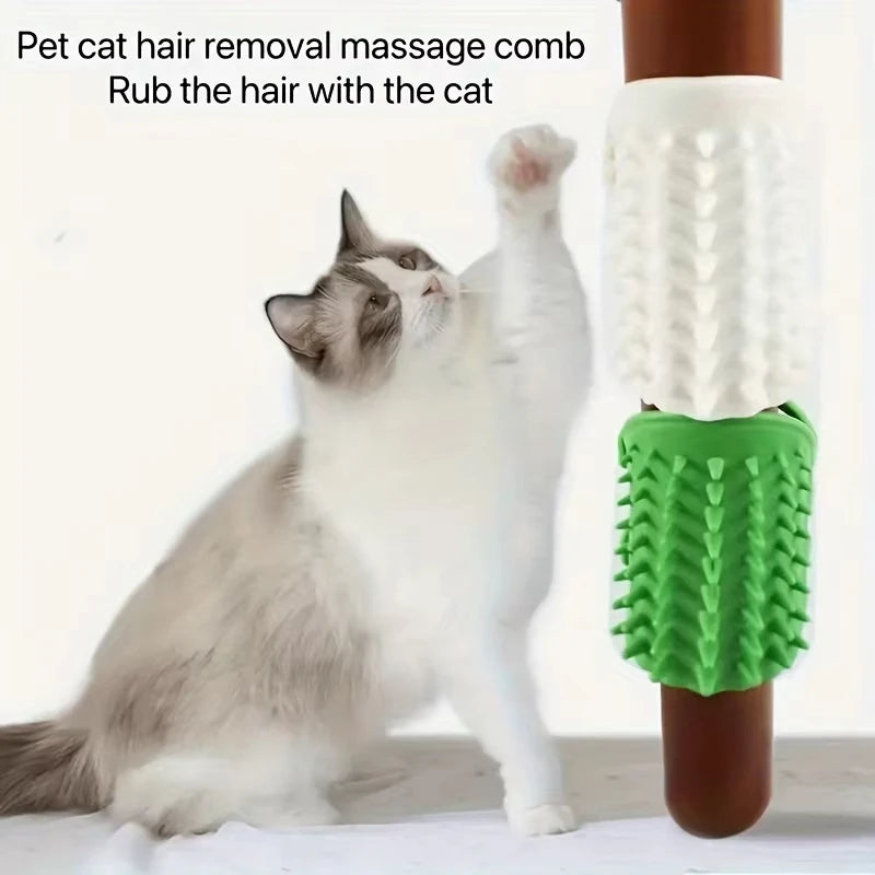 Pet Cat Scratching Rubbing Brush - Katokitten