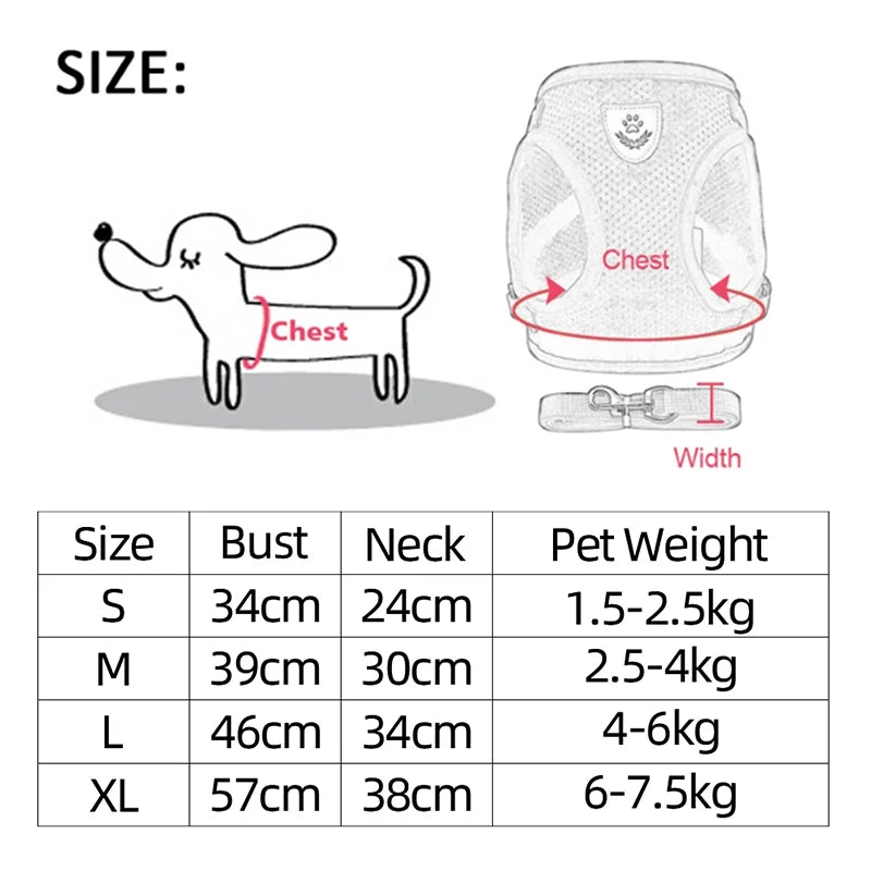 Pet Cat Harness Vest Walking Lead Leash - Katokitten