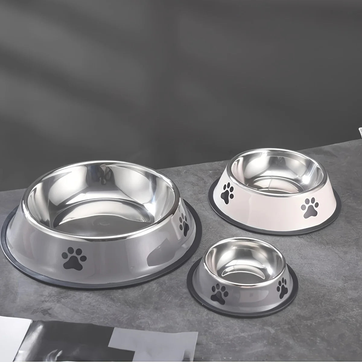 1PC Stainless Steel Pet Cat Bowl - Katokitten