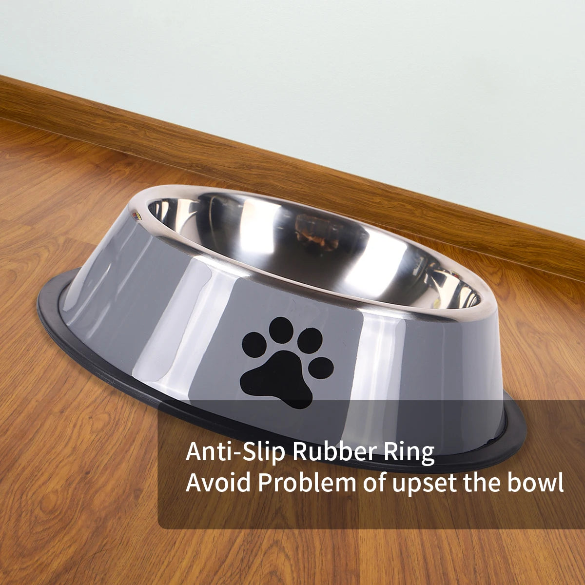 1PC Stainless Steel Pet Cat Bowl - Katokitten