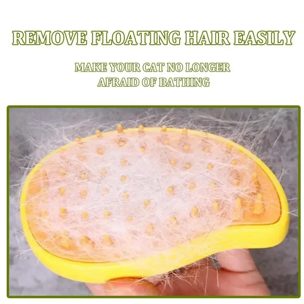 USB Rechargeable Puppy Hair Massage Comb Steam Brush - Katokitten