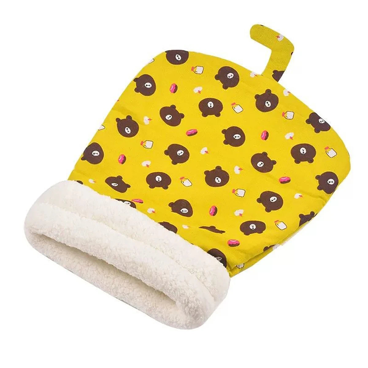 Pet Cat Sleeping Bag Soft Cuddly Fluffy Feel Thickened - Katokitten