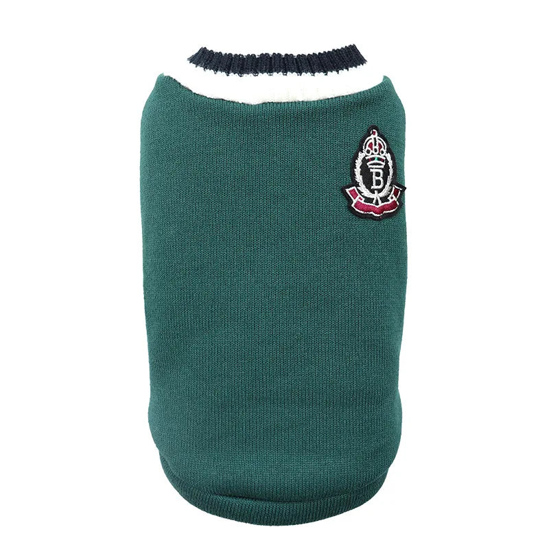 Pet Cat Solid Costume Autumn Winter Christmas Sweater - Katokitten