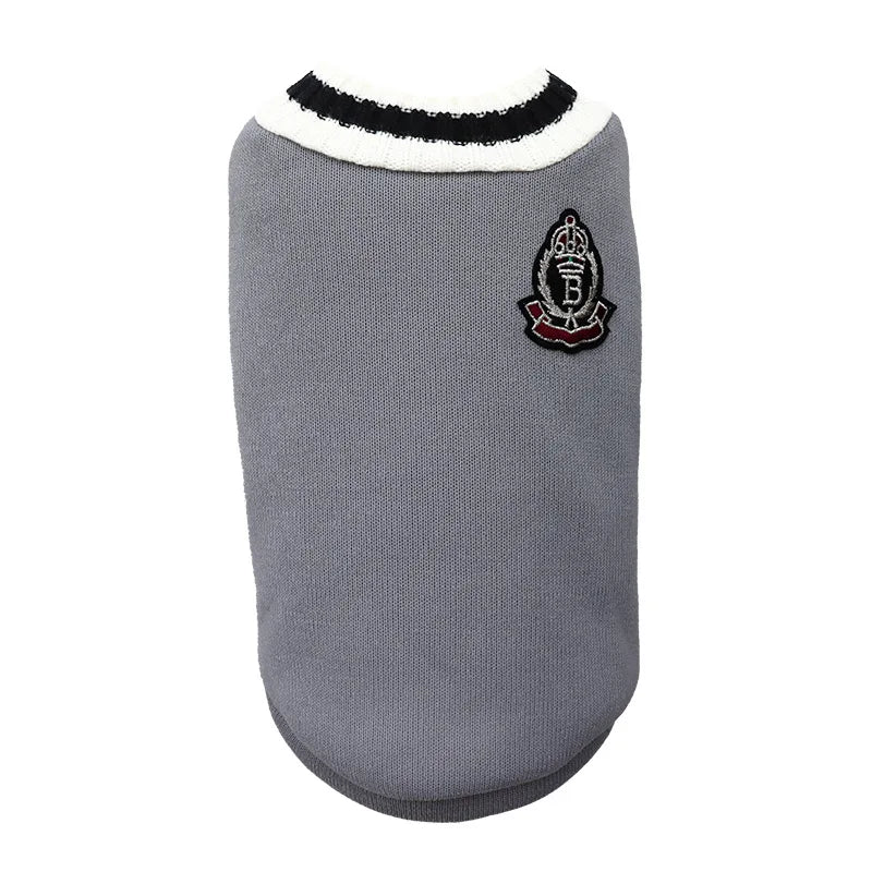 Pet Cat Solid Costume Autumn Winter Christmas Sweater - Katokitten
