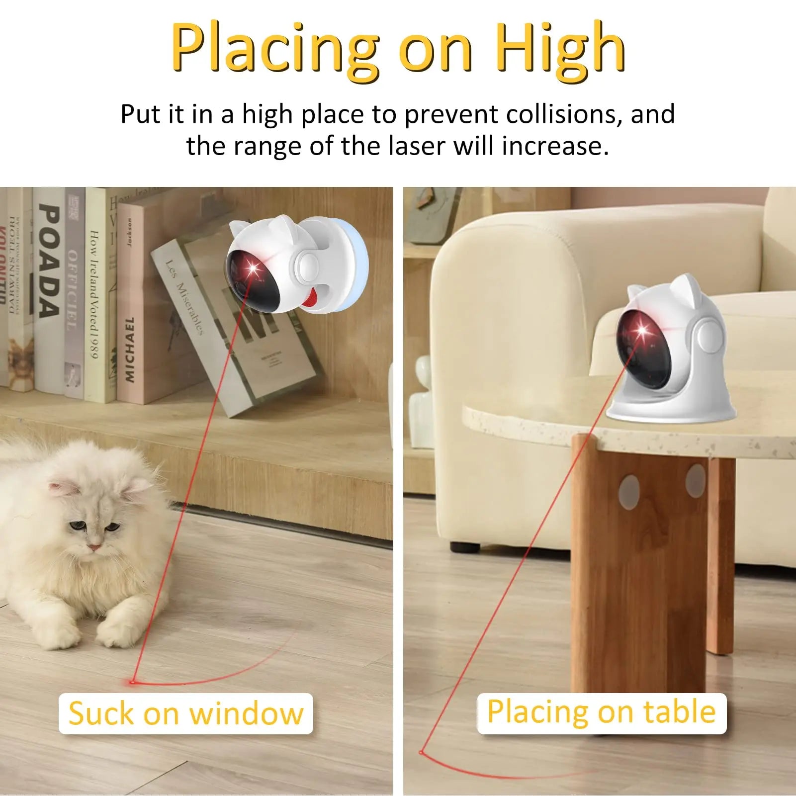Automatic Interactive Rechargeable Laser Cat Toys - Katokitten
