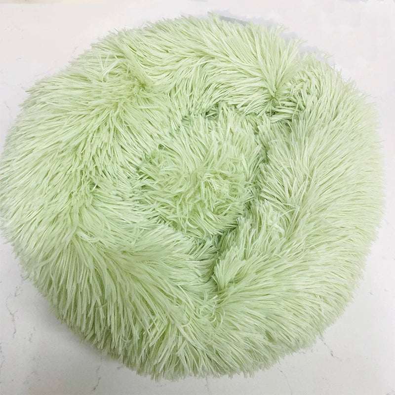 Nest Round Soft Shaggy Mat for Kittens - Katokitten