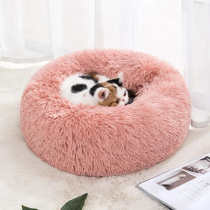 Nest Round Soft Shaggy Mat for Kittens - Katokitten