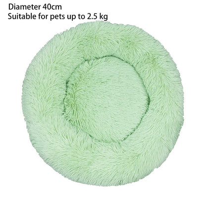 Nest Round Soft Shaggy Mat for Kittens - Katokitten