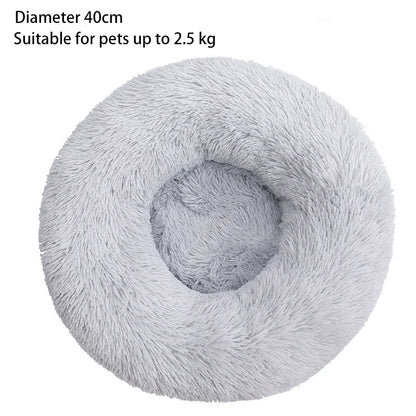 Nest Round Soft Shaggy Mat for Kittens - Katokitten