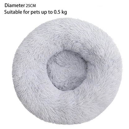 Nest Round Soft Shaggy Mat for Kittens - Katokitten