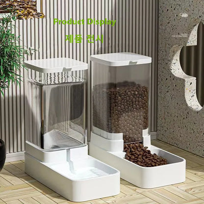 Pet Cat Feed Dispenser Bowl Automatic - Katokitten