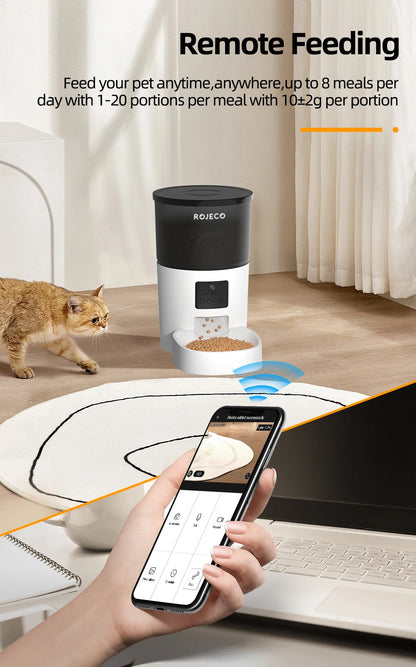 3L Automatic Pets Feeder With Carmen Smart Cat - Katokitten