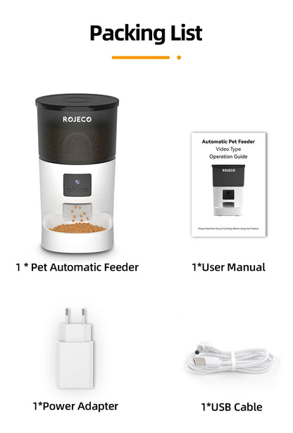 3L Automatic Pets Feeder With Carmen Smart Cat - Katokitten