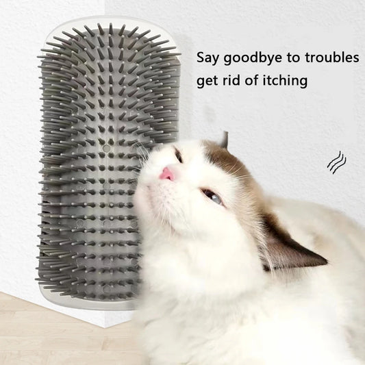 Catnip Cat Wall Brush Corner Cat Scratcher - Katokitten