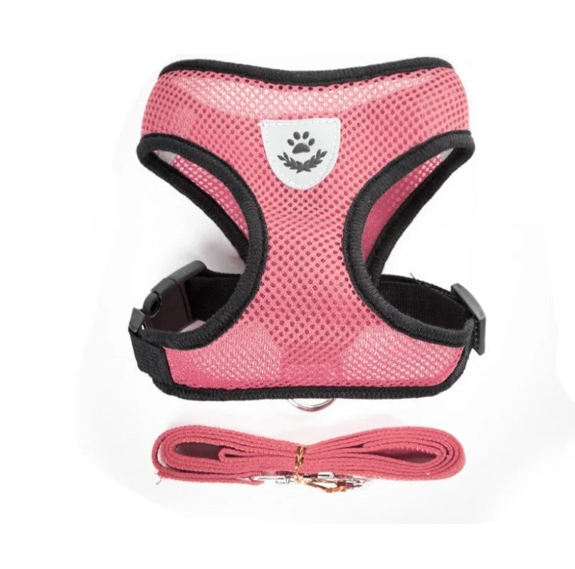 Pet Cat Harness with Lead Leash Adjustable - Katokitten