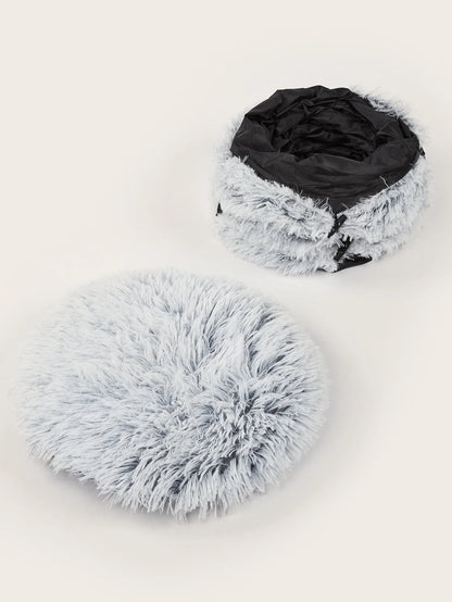 Pet Cat Plush Bed with Tunnel for Indoor Cats - Katokitten