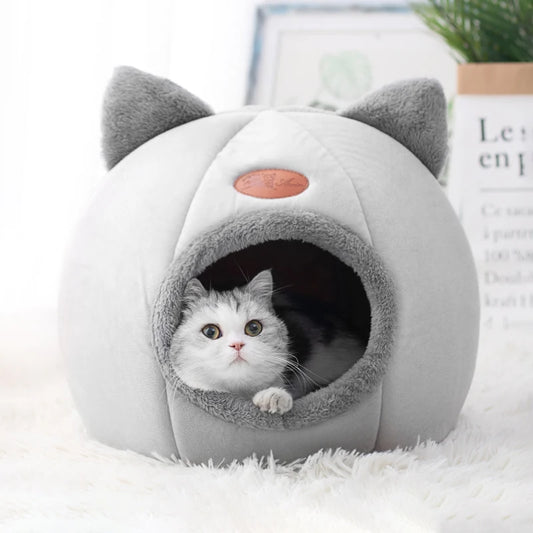 Deep Sleep Comfort In Winter Cat Bed - Katokitten