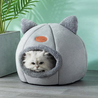 Deep Sleep Comfort In Winter Cat Bed - Katokitten