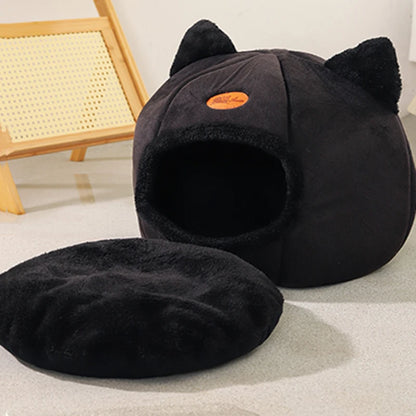 Deep Sleep Comfort In Winter Cat Bed - Katokitten