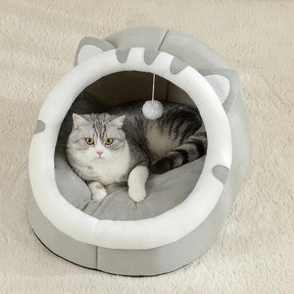 Winter Warm House Sleeping Bed For Cat - Katokitten