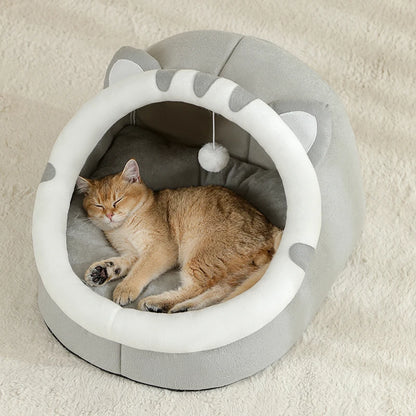 Winter Warm House Sleeping Bed For Cat - Katokitten