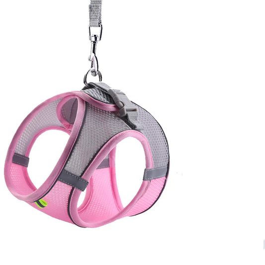 Adjustable Pet Cat Harness Leash Set - Katokitten