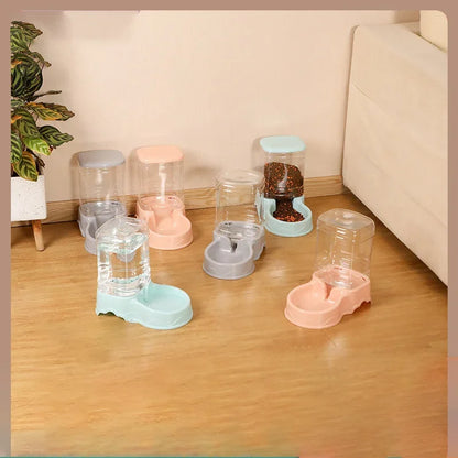 Pet Cat Automatic Feeder Drinking Bowl - Katokitten