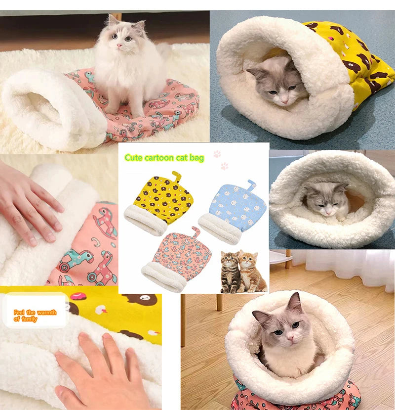 Comfortable Pet Cat Sleeping Bag - Katokitten