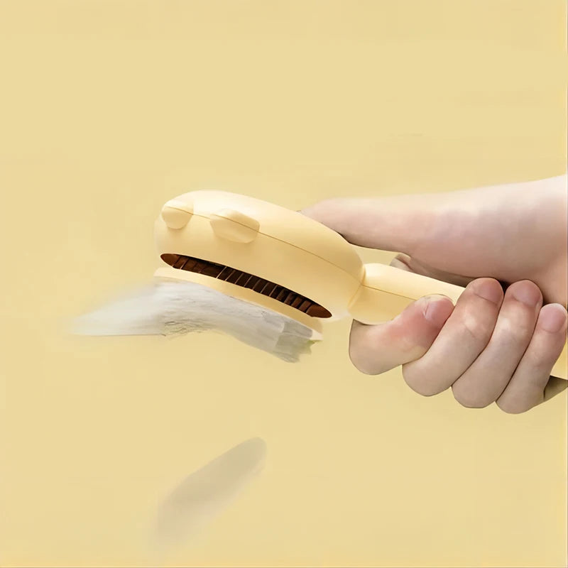 Pet Cat One Button Cleaning Brush - Katokitten