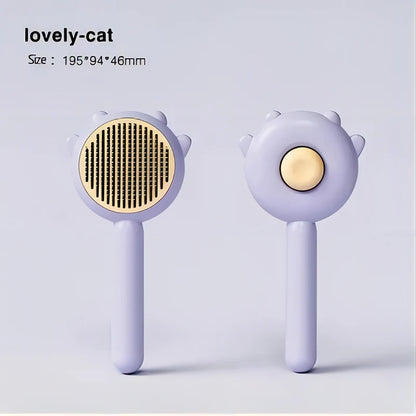 Pet Cat One Button Cleaning Brush - Katokitten