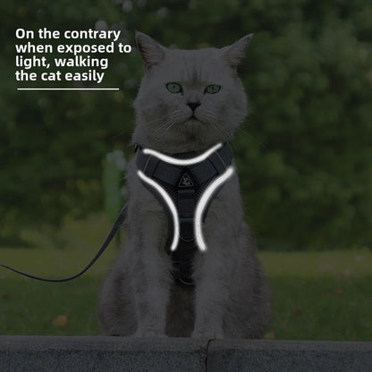 Pet Cat Harness and Leash Set Escape Proof - Katokitten