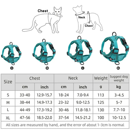 Pet Cat Harness and Leash Set Escape Proof - Katokitten