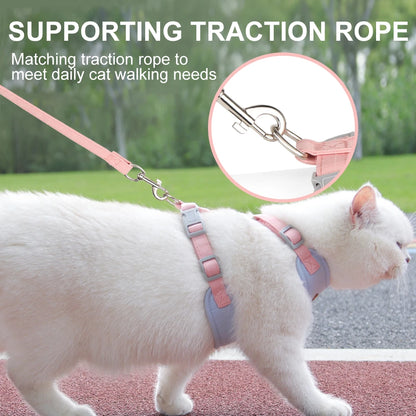 Breathable Nylon Mesh Cat Harness Leash Set - Katokitten
