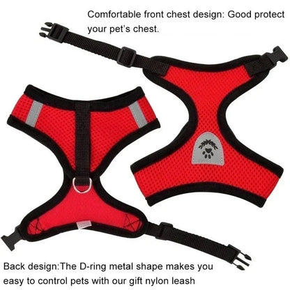 Adjustable Pet Cat Harness Rope Set - Katokitten