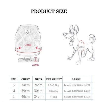 Adjustable Pet Cat Harness Rope Set - Katokitten