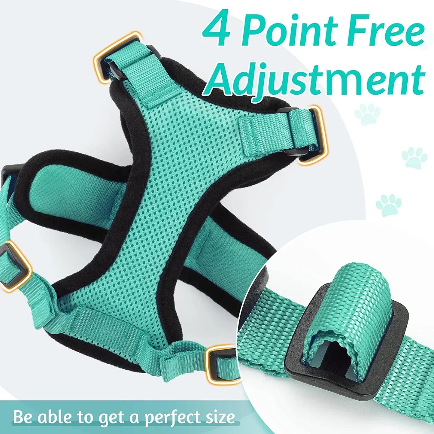 Pet Cat Harness and Leash Adjustable - Katokitten