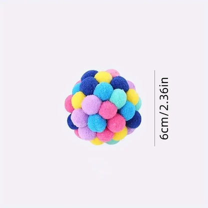 3PCS Elastic Bell Ball Cat Toys - Katokitten
