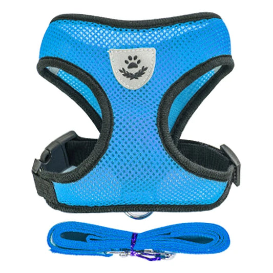 Pet Cat Harness Vest Walking Lead Leash - Katokitten
