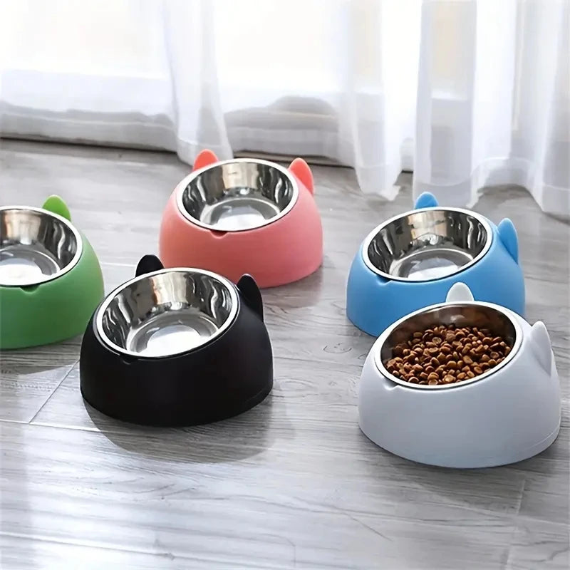 100ML Pet Cat Bowl 15 Degrees - Katokitten