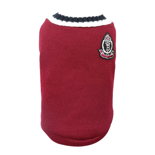 Pet Cat Solid Costume Autumn Winter Christmas Sweater - Katokitten